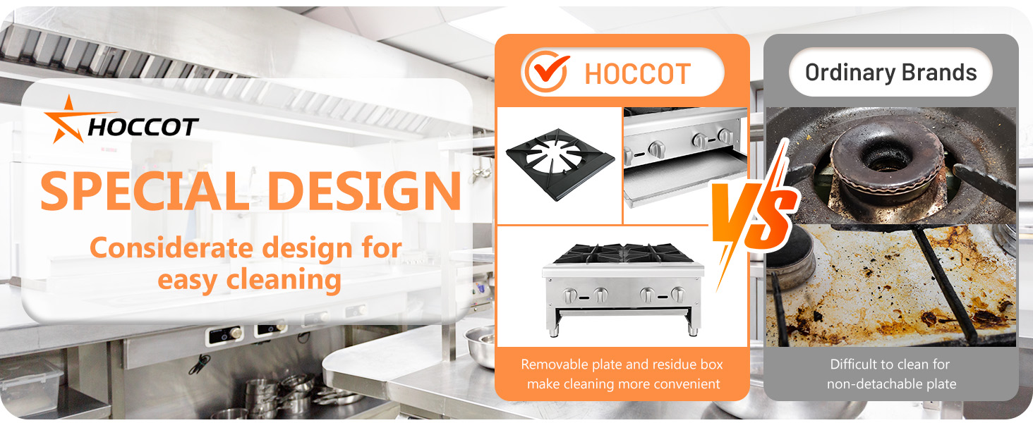 metal plate and drip tray