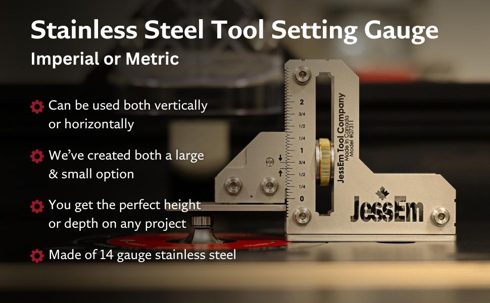 Jessem Tools, stainless steel tool setting gauge
