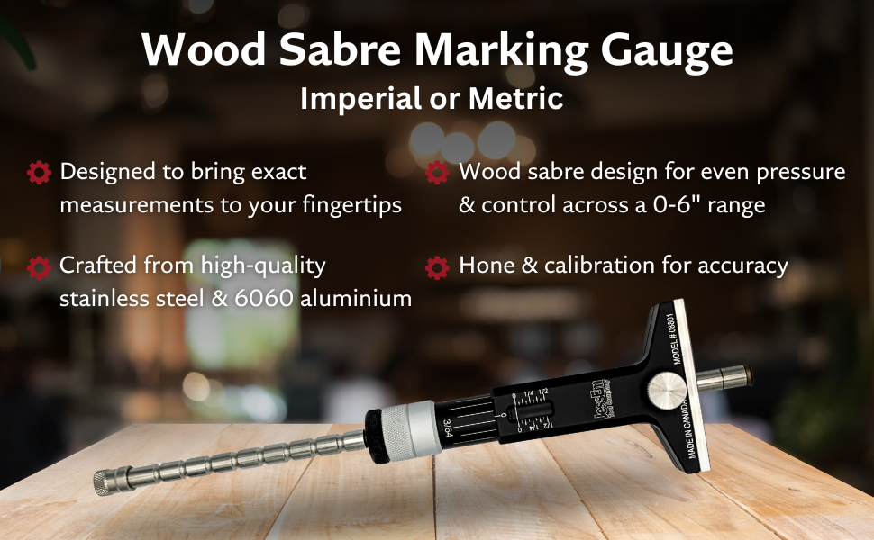 JessEm Tools, wood sabre marking gauge