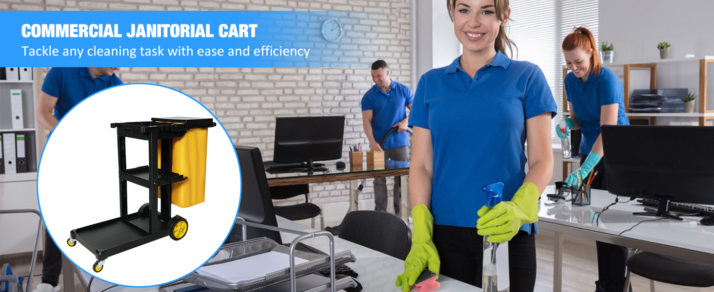 Janitorial Cleaning Cart