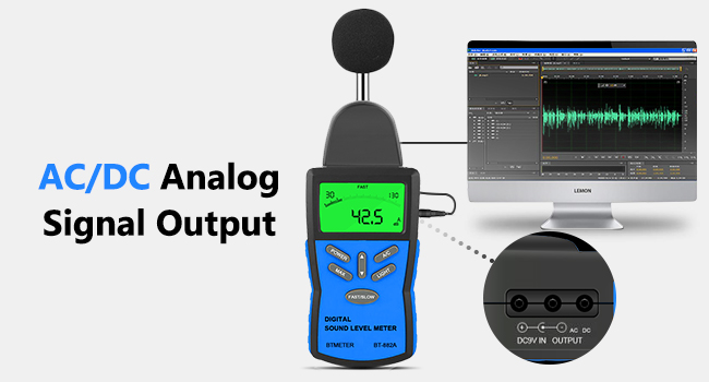 decibel meter frequency meter hz sound level meter sensor reader noise detector tester db meter