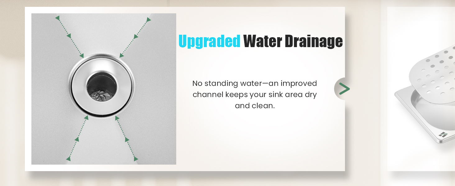 Huanyu cup rinser with upgrated water drainage