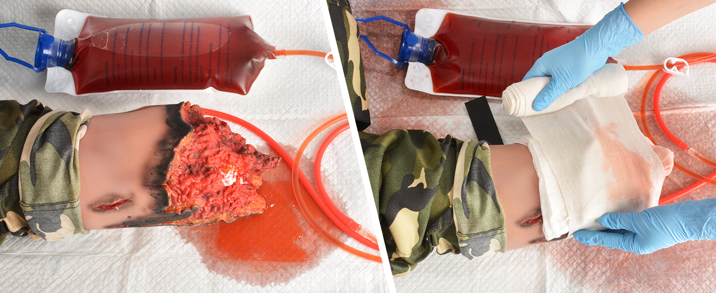 severed leg wound trainer