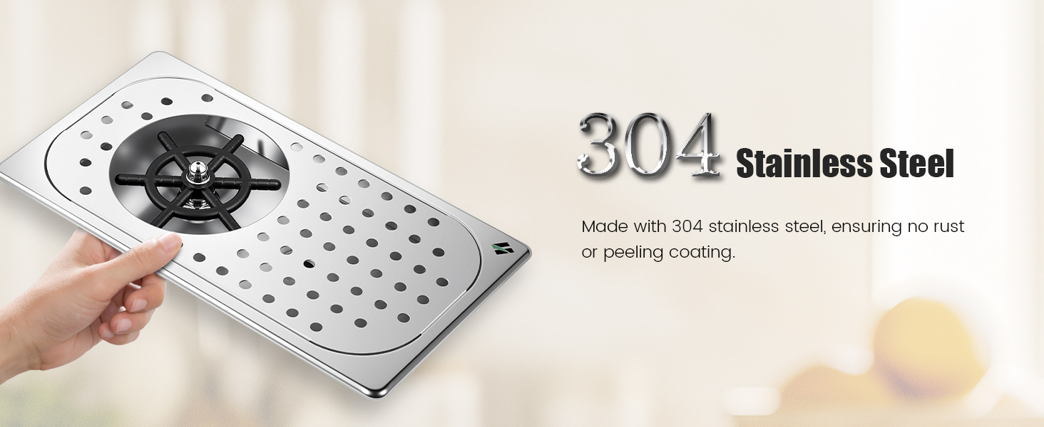 Huanyu cup rinser made of 304 stainless steel