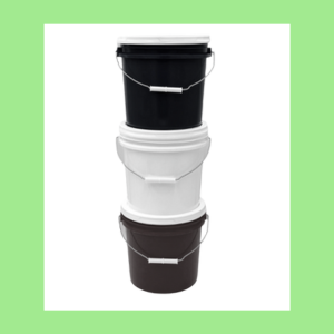 plastic food grade storage cleaning gardening construction paint bucket pail container stackable