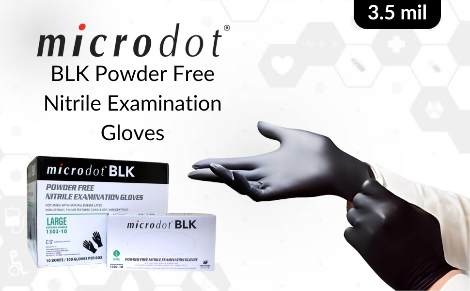 Nitrile gloves heavy duty exam medical box medium large medical food cleaning hospital police tattoo