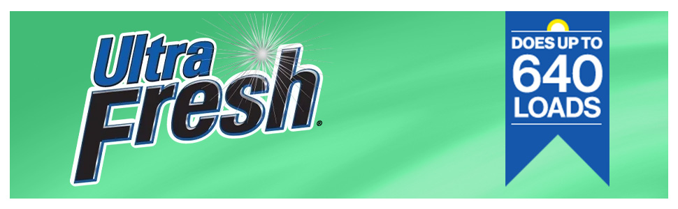 Ultra Fresh logo displayed prominently against a vibrant green background