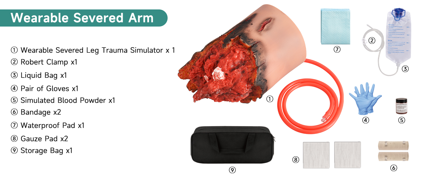 severed leg wound trainer