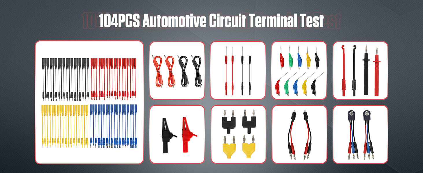 104PCS Automotive Circuit Terminal Test