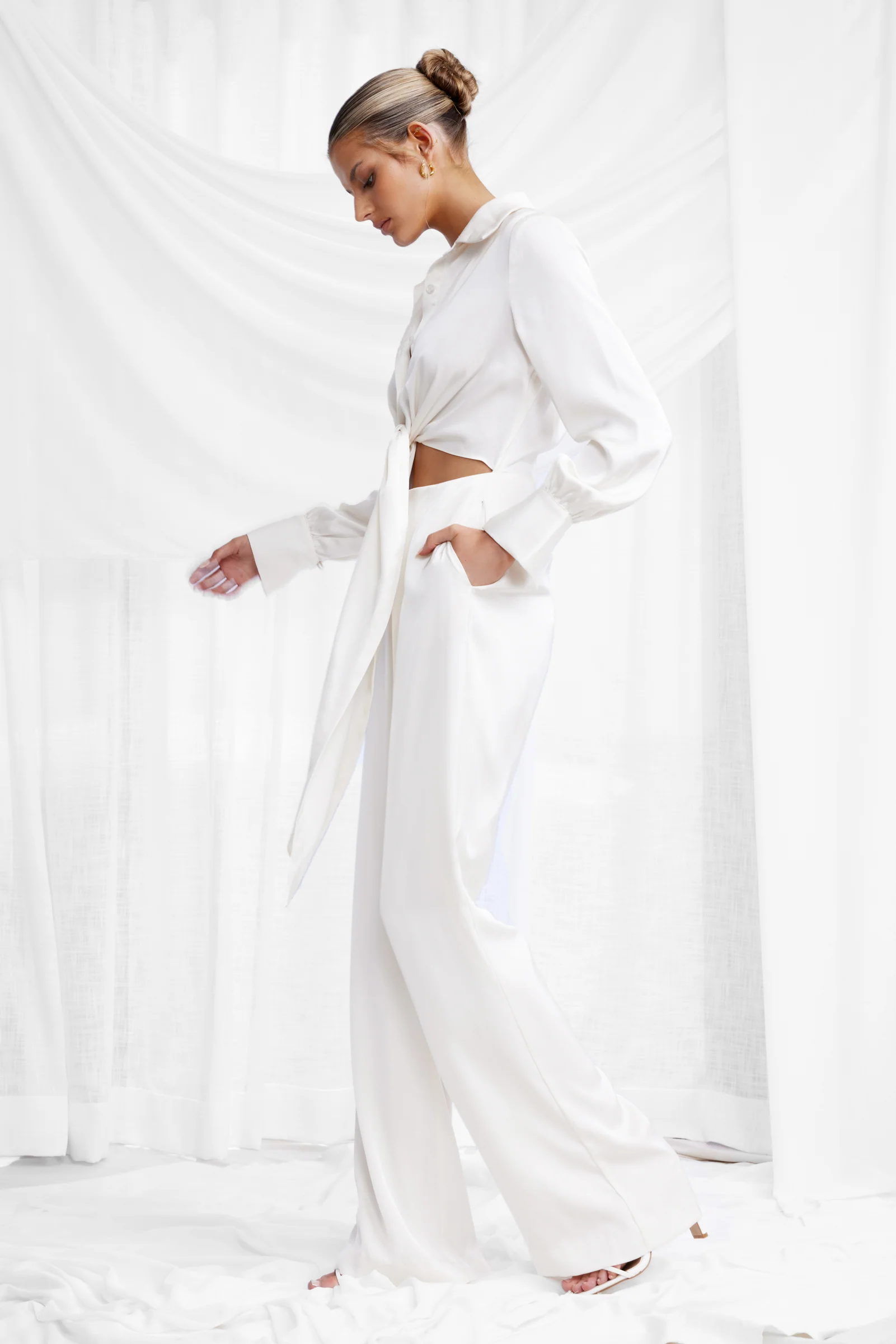 Elias  Jumpsuit - Oyster - Poueer