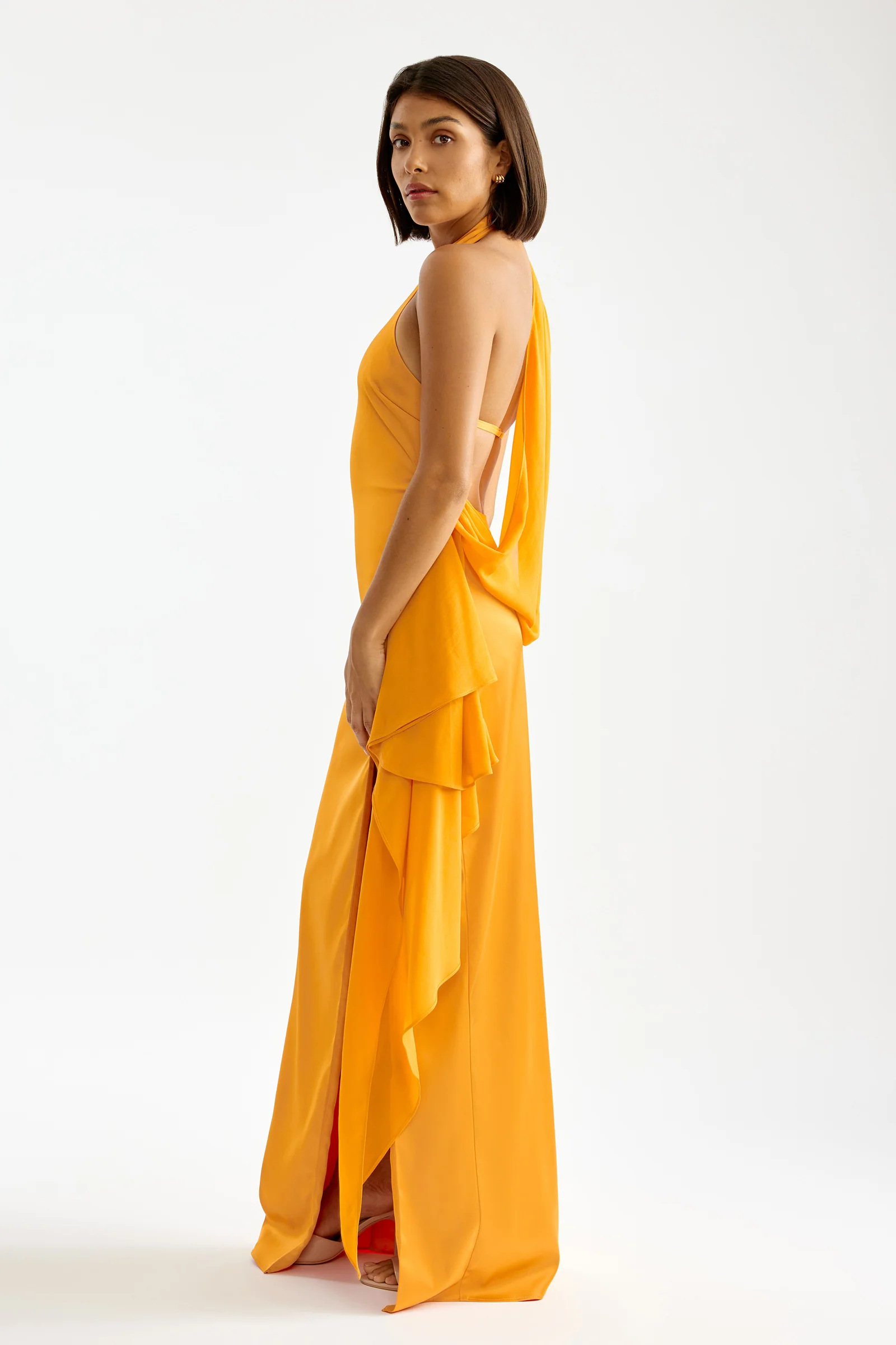 Mona Dress - Orange - Poueer