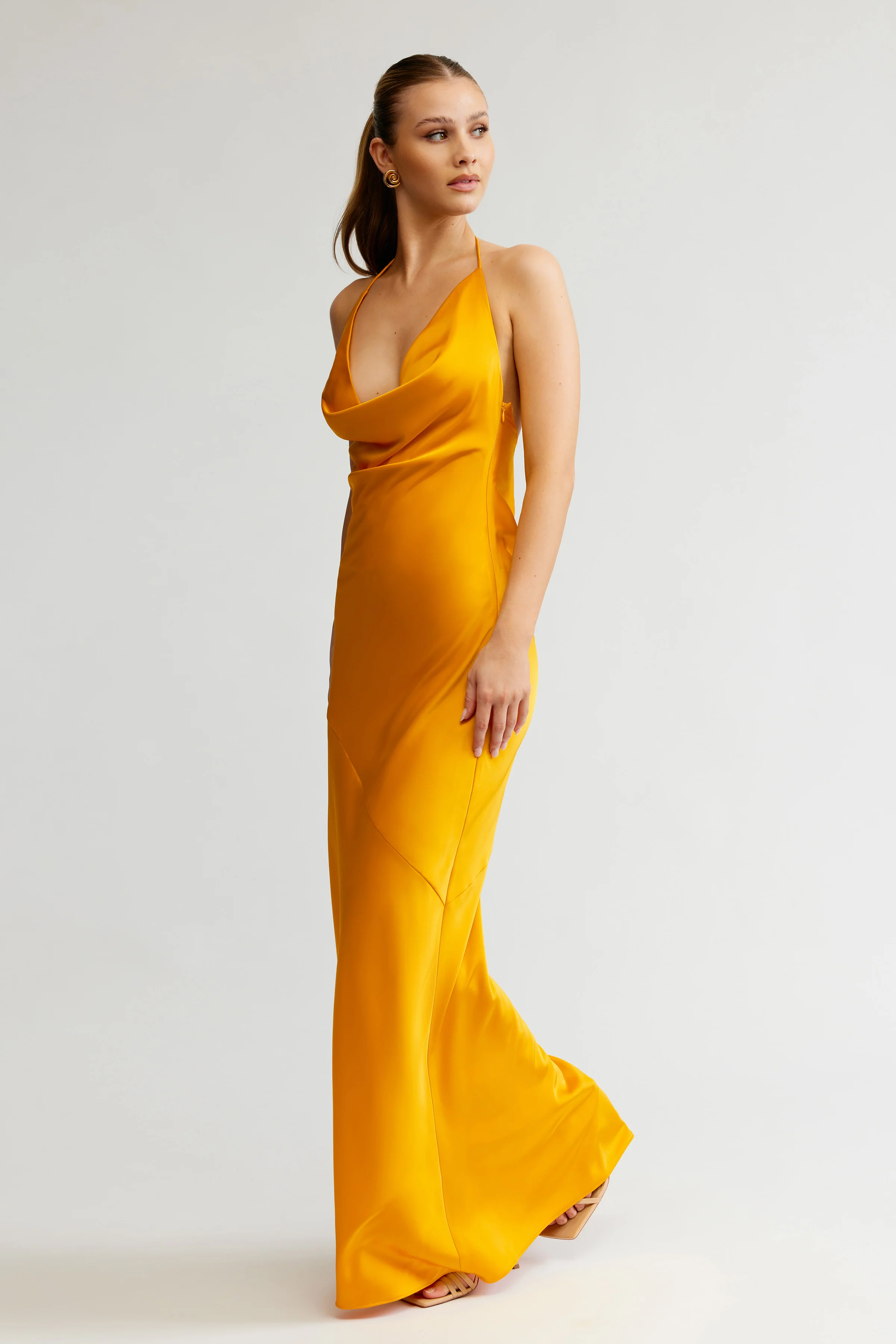 Freya Dress - Saffron - Poueer