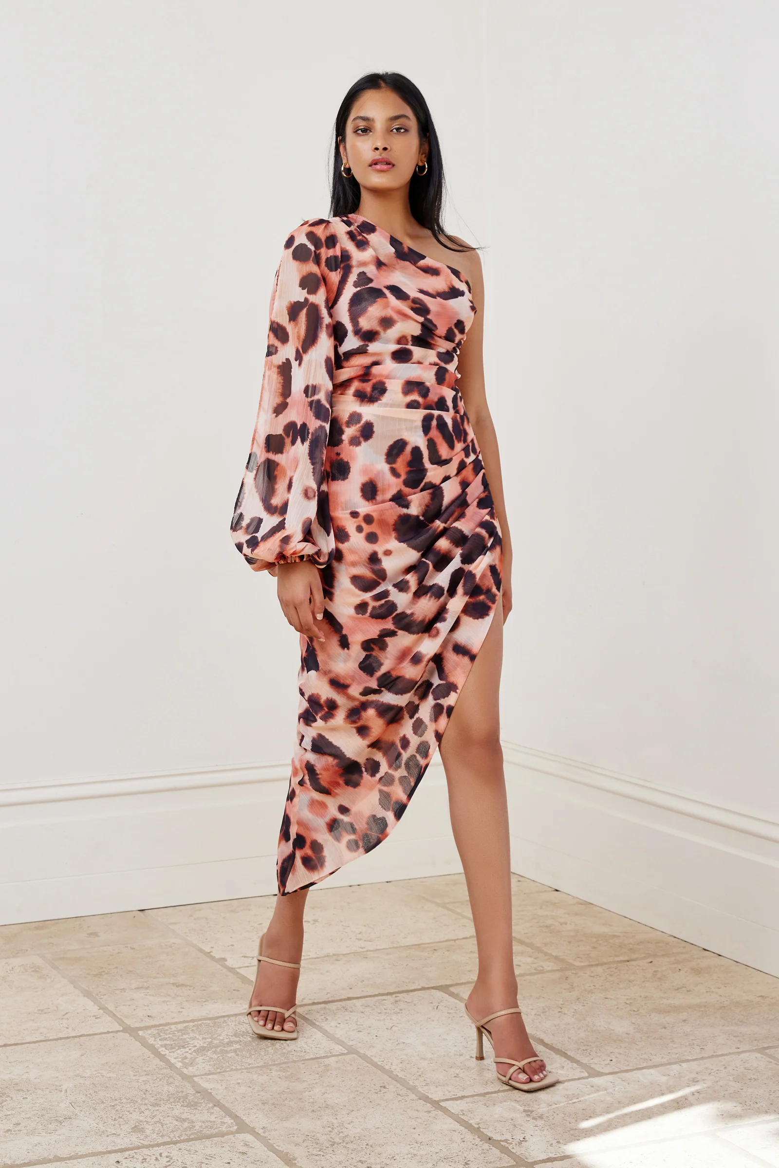 Oscar Dress - Sahara Leopard - Poueer