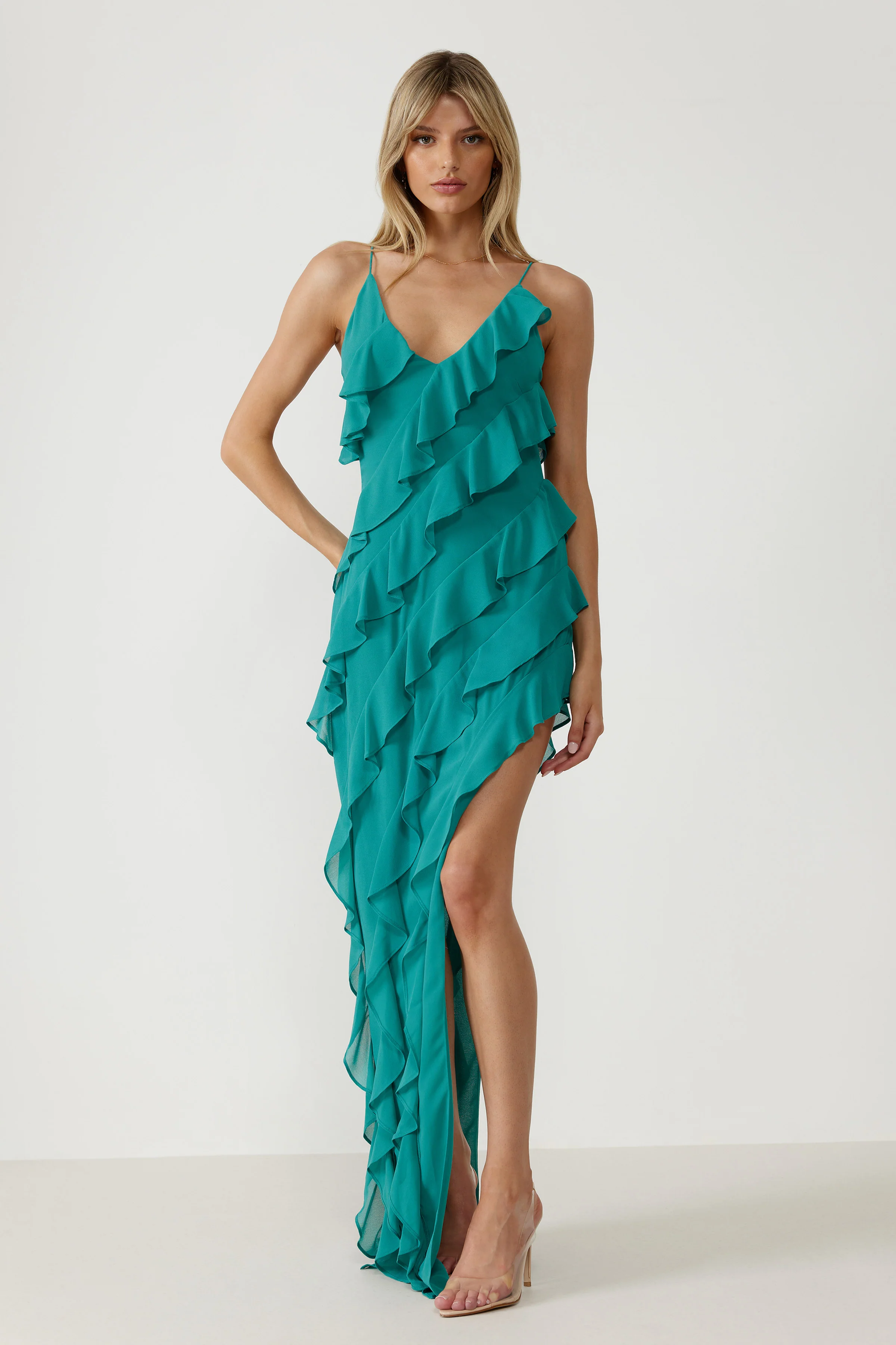 Etienne Dress - Deep Teal - Poueer