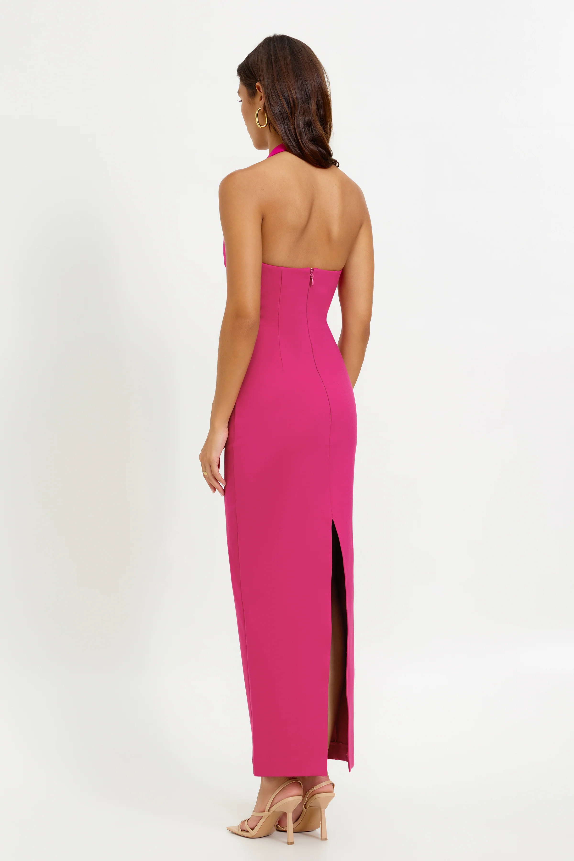 Pirro Dress - Magenta - Poueer
