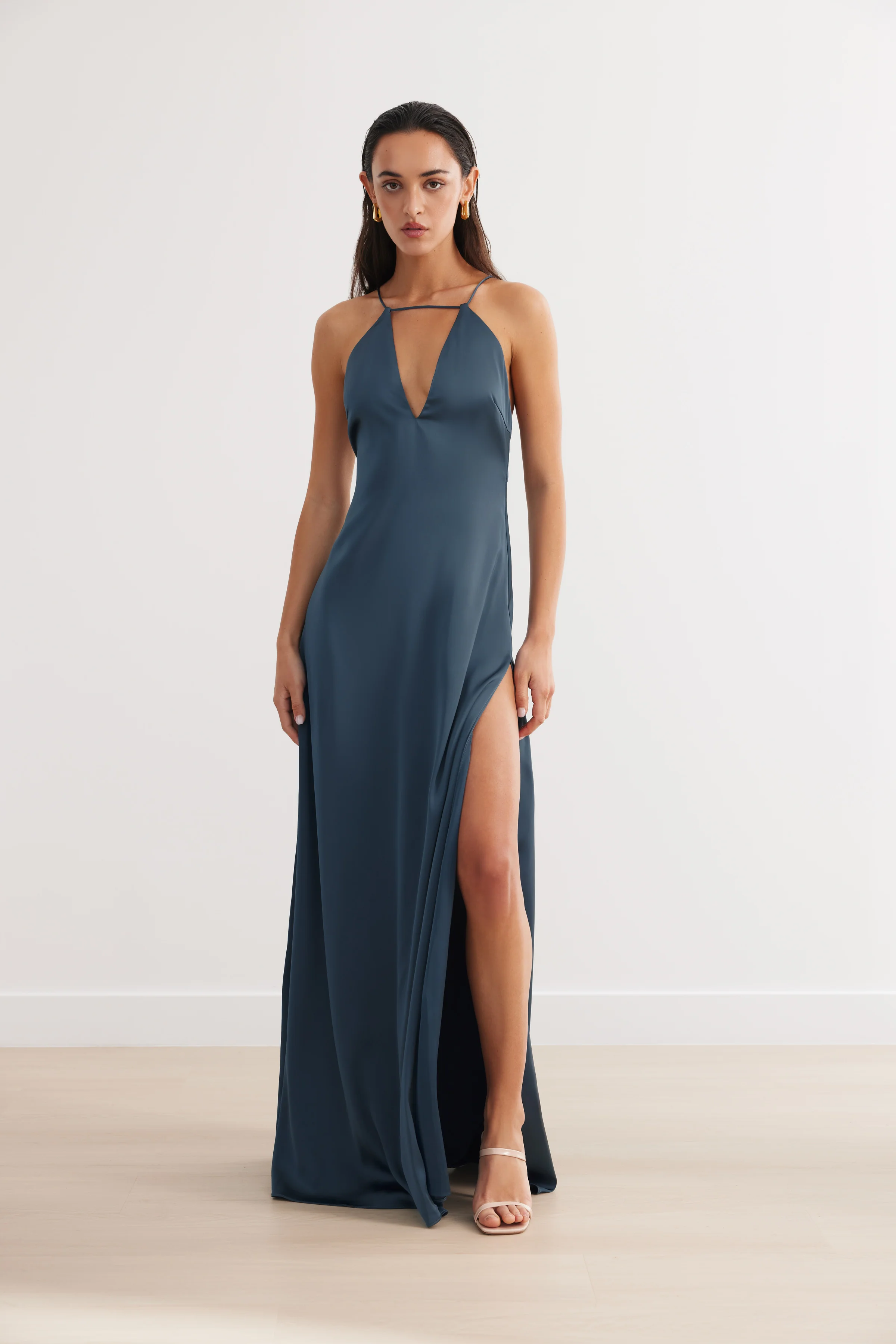 Bali Dress - Steel Blue - Poueer