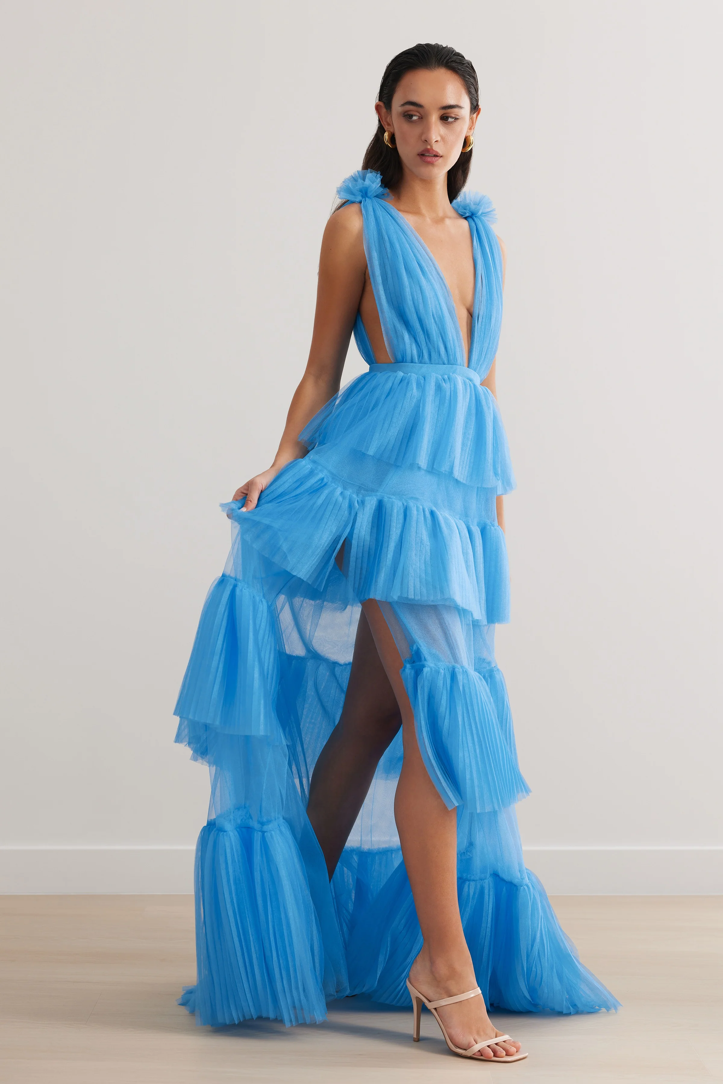 Zendaya Dress - Blue - Poueer