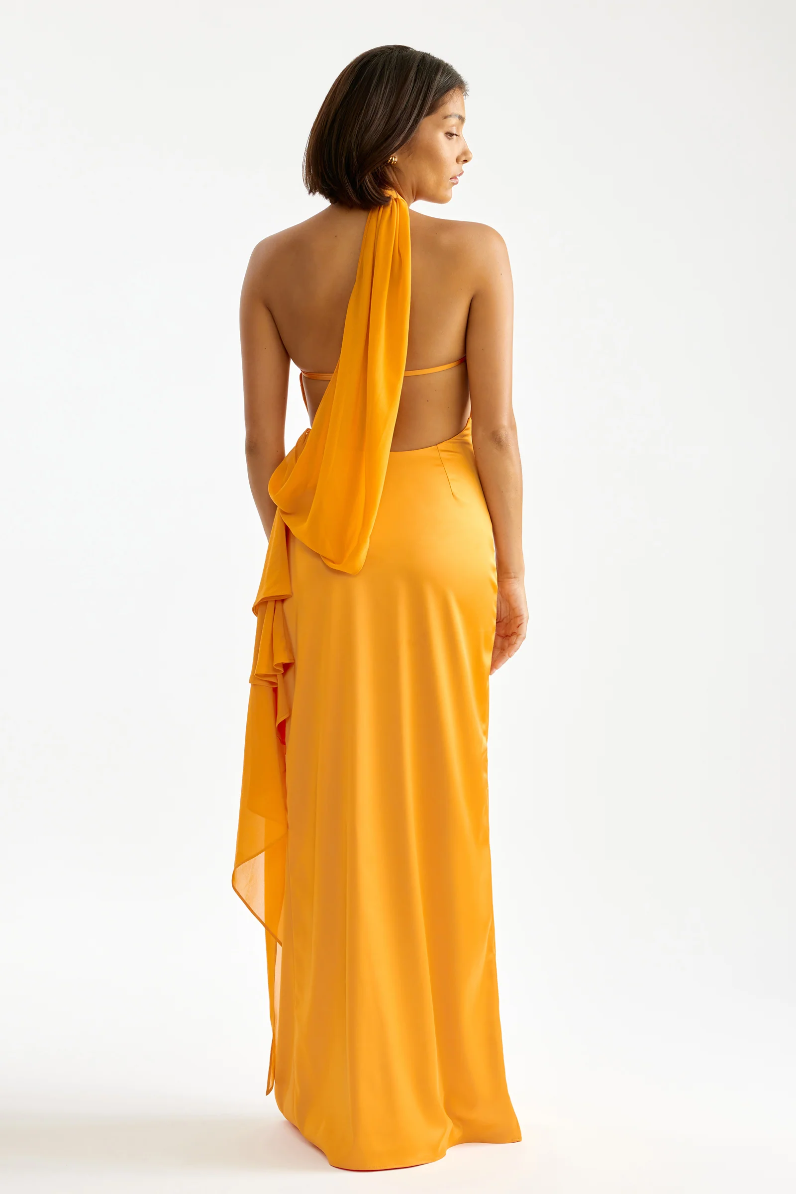 Mona Dress - Orange - Poueer
