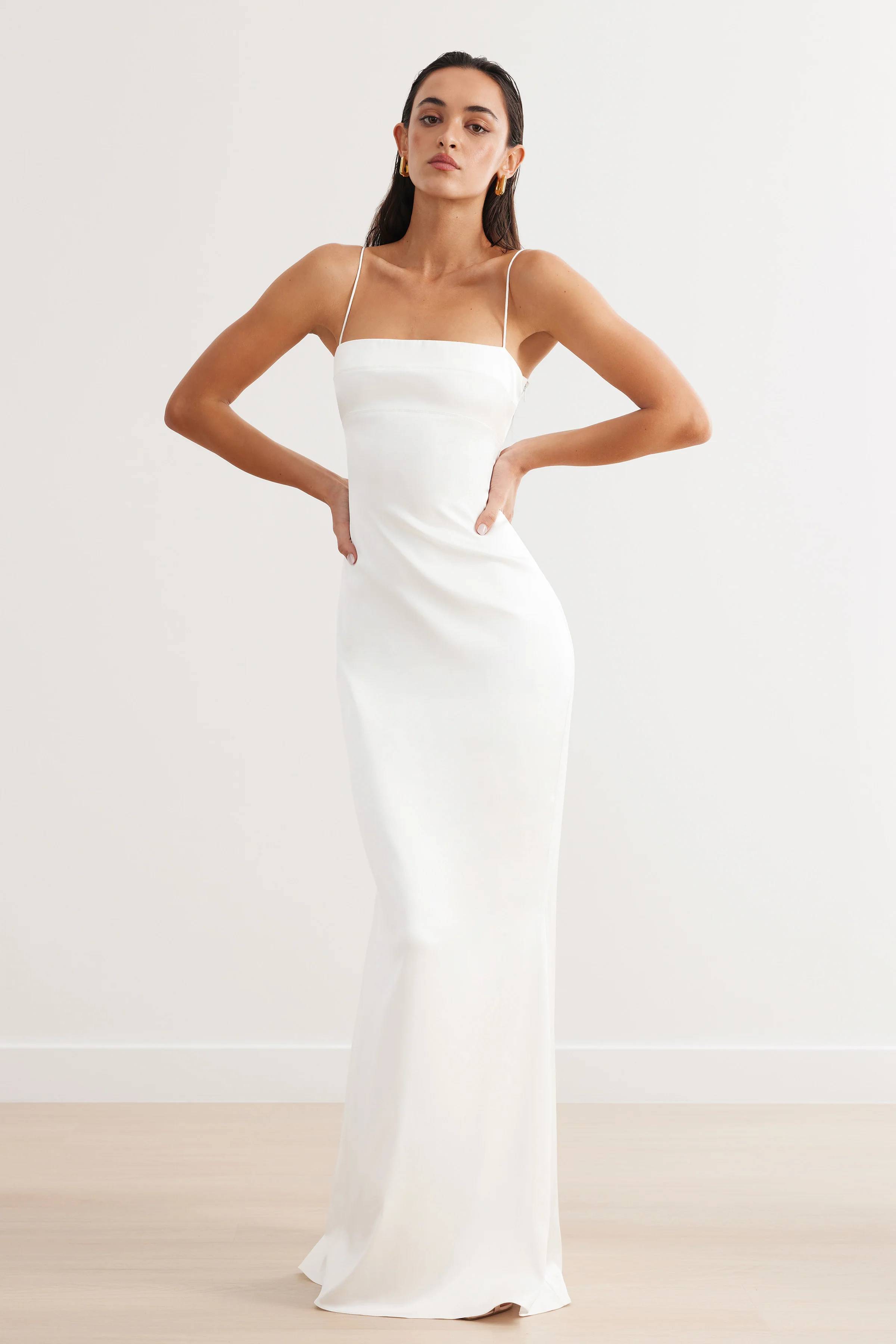 Avani Dress - White - Poueer