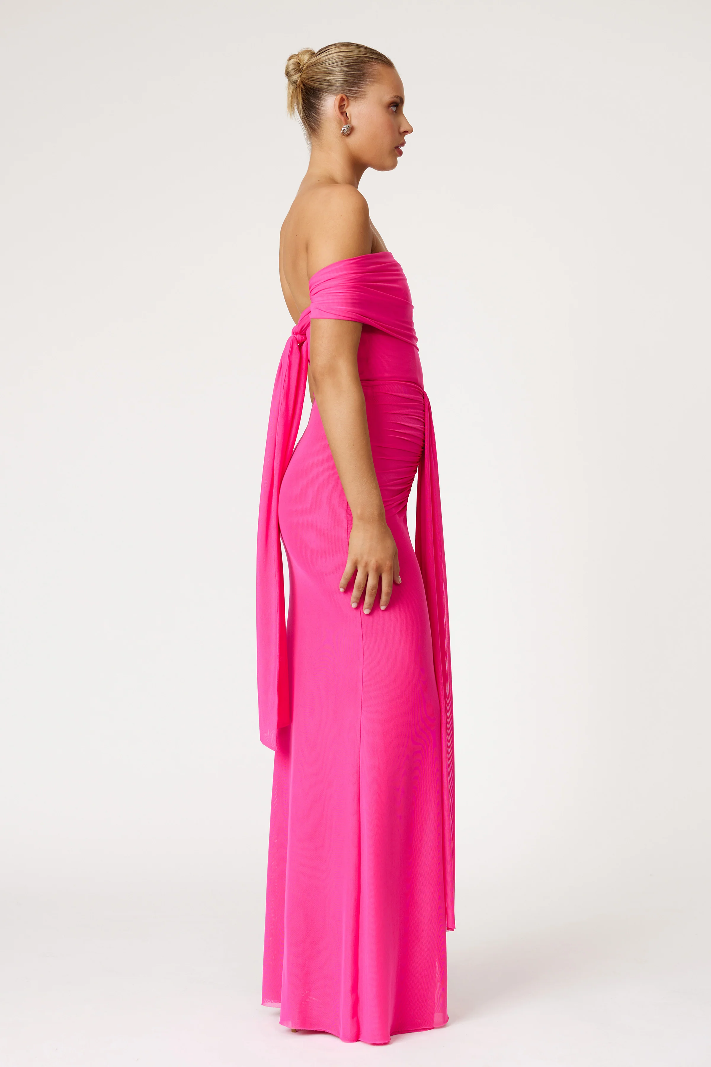 Jora Dress - Raspberry - Poueer
