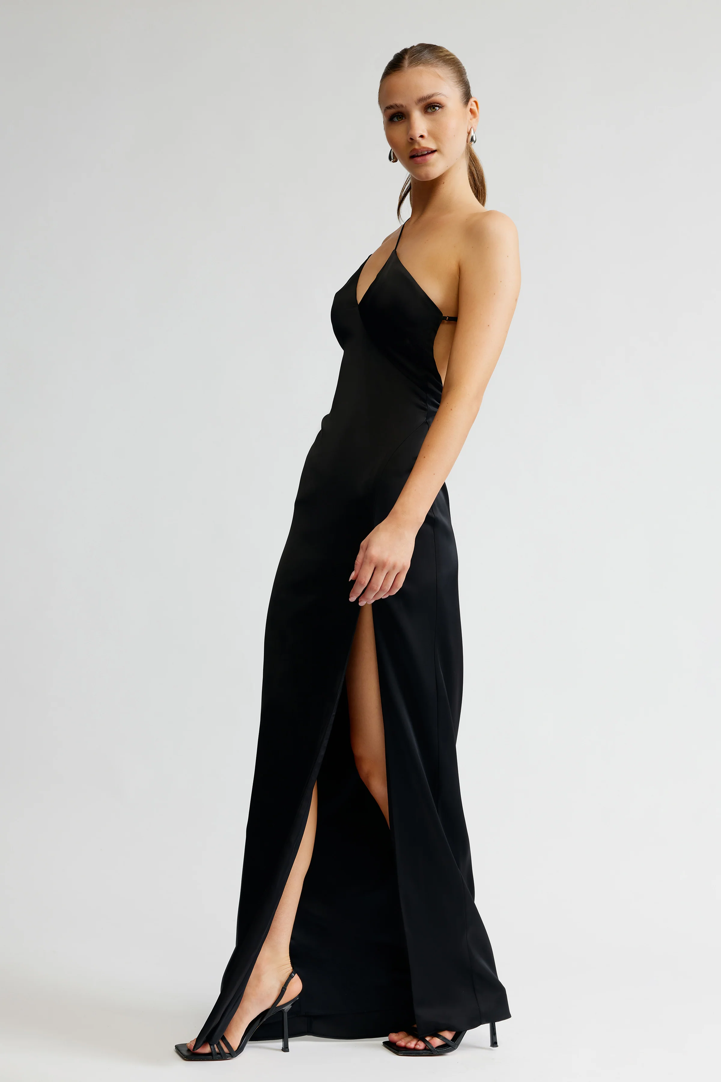 Thalia Dress - Black - Poueer