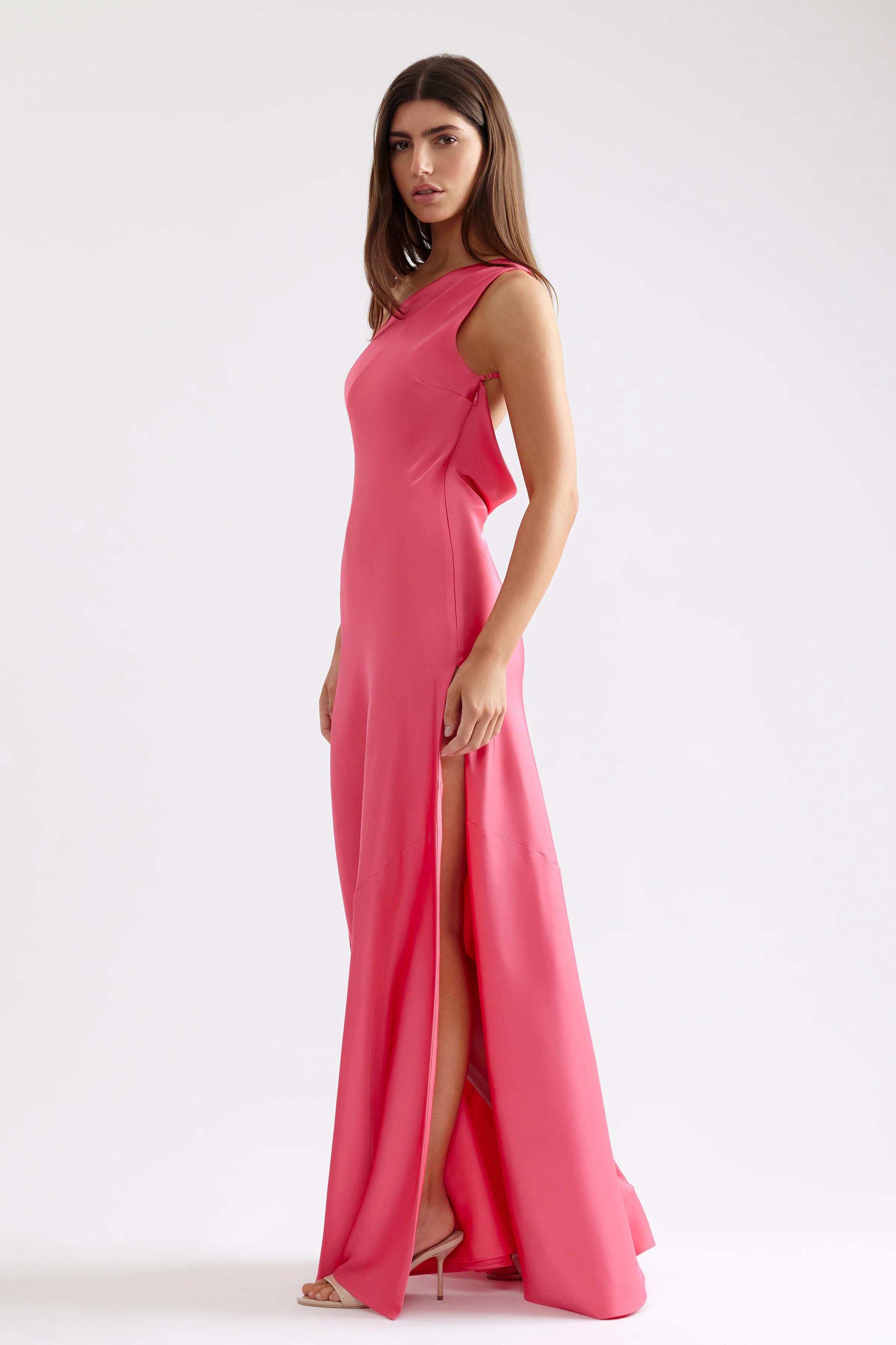 Gina Dress - Deep Pink - Poueer