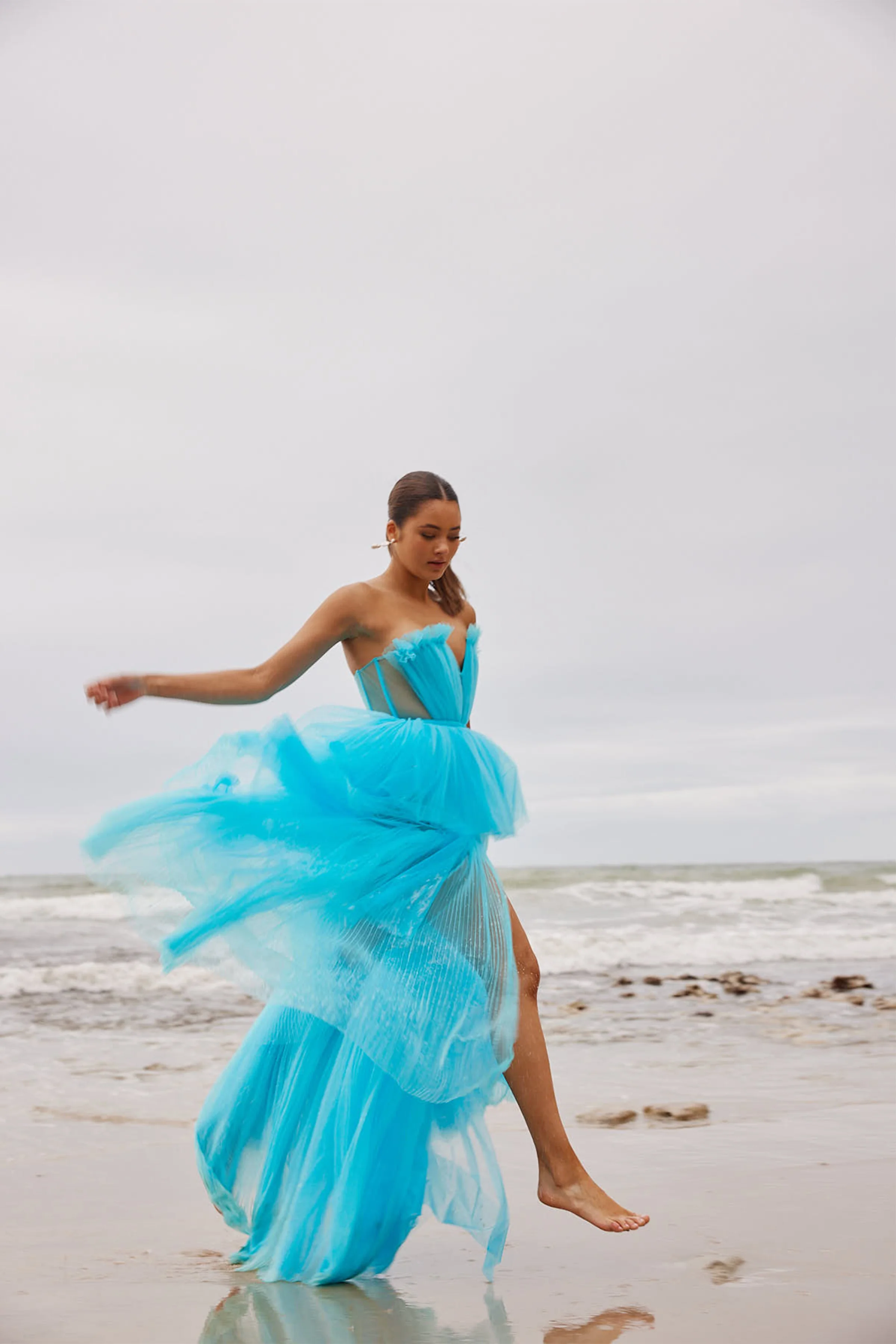 Cruz Dress - Turquoise - Poueer