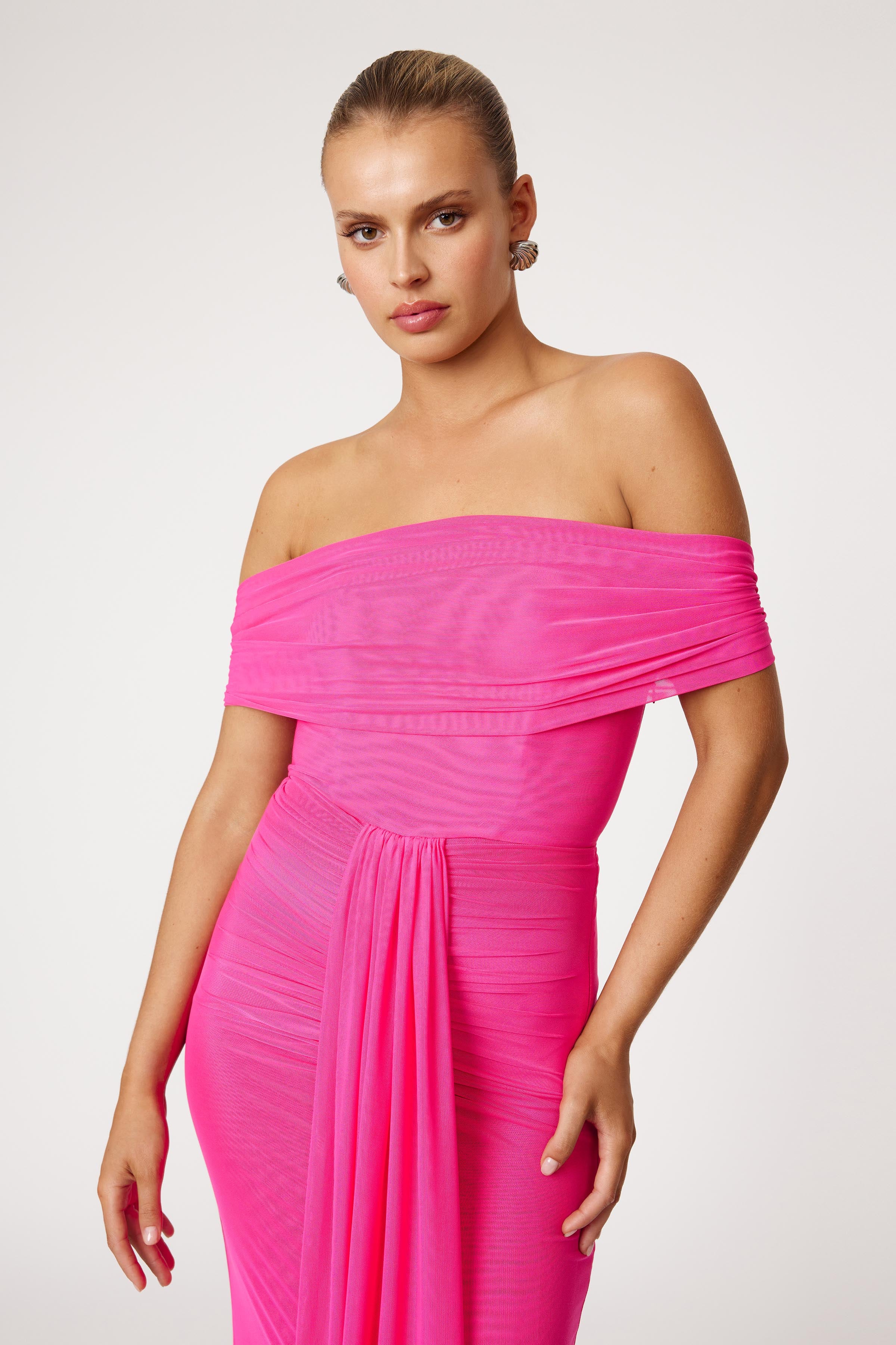 Jora Dress - Raspberry - Poueer
