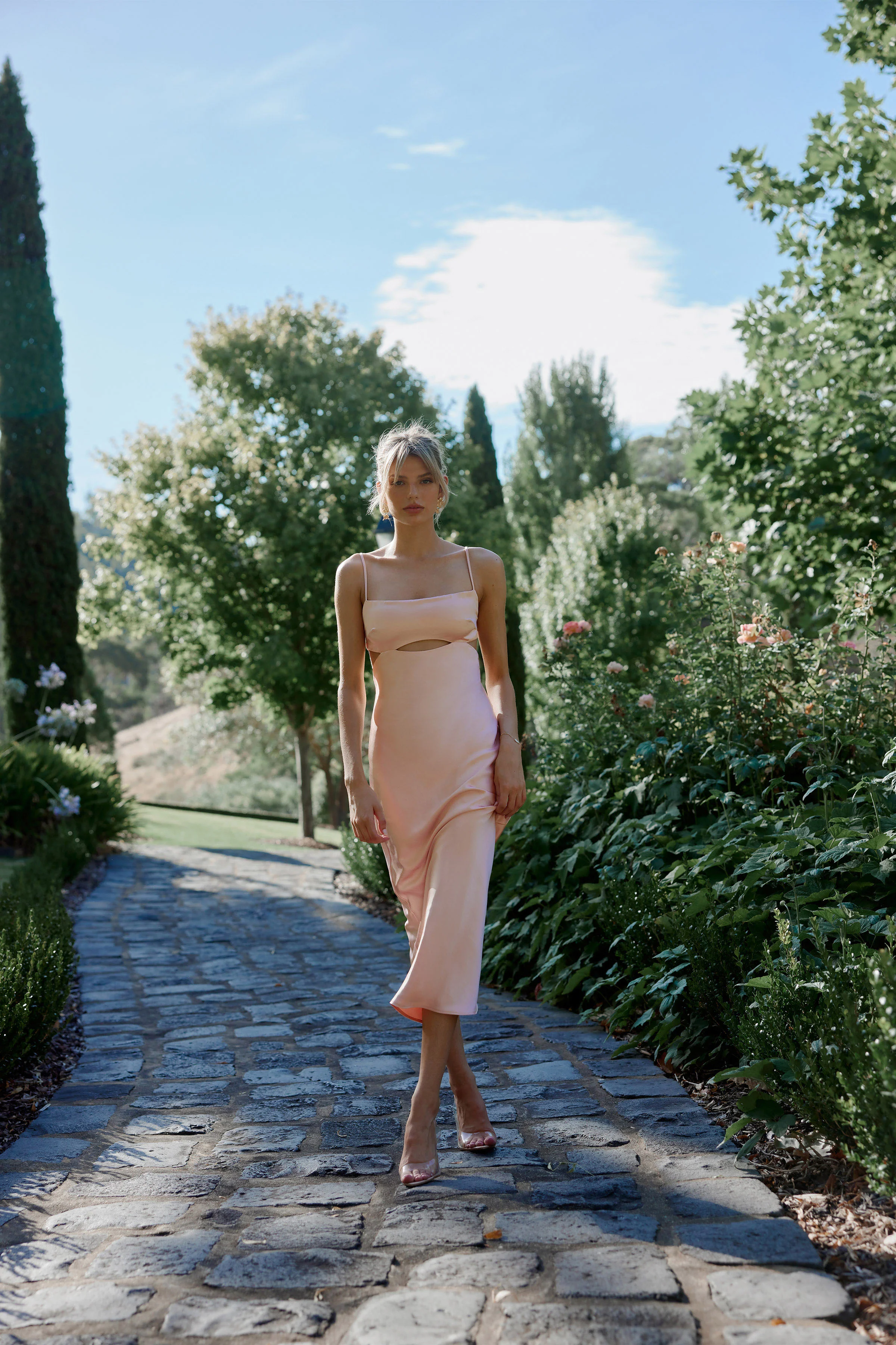 Bay Dress - Peach - Poueer