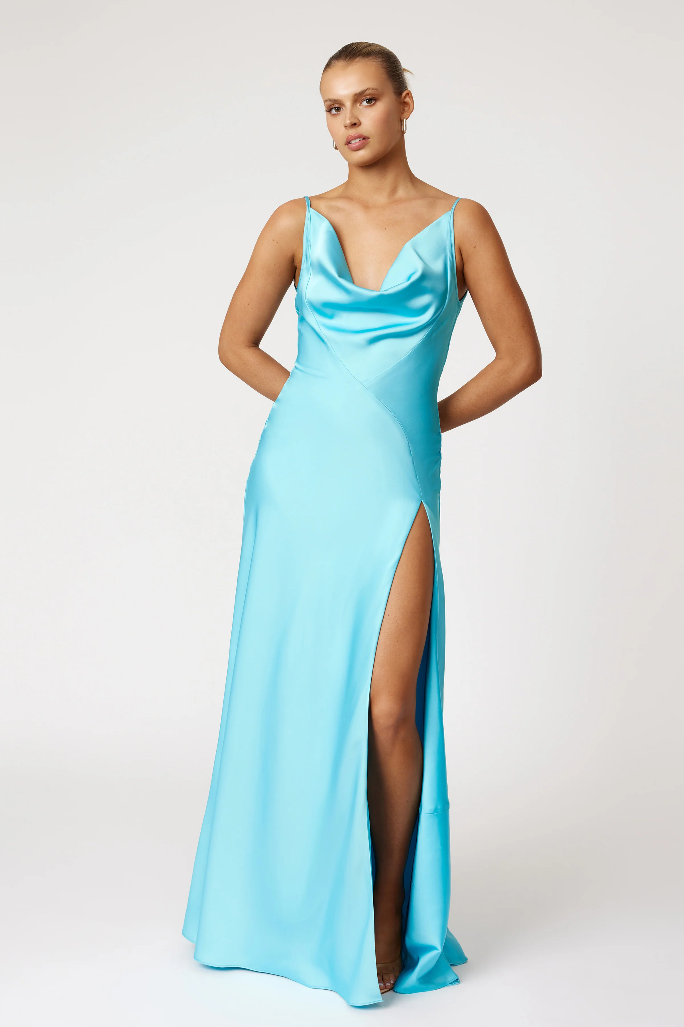 Monroe Dress - Lagoon Blue - Poueer