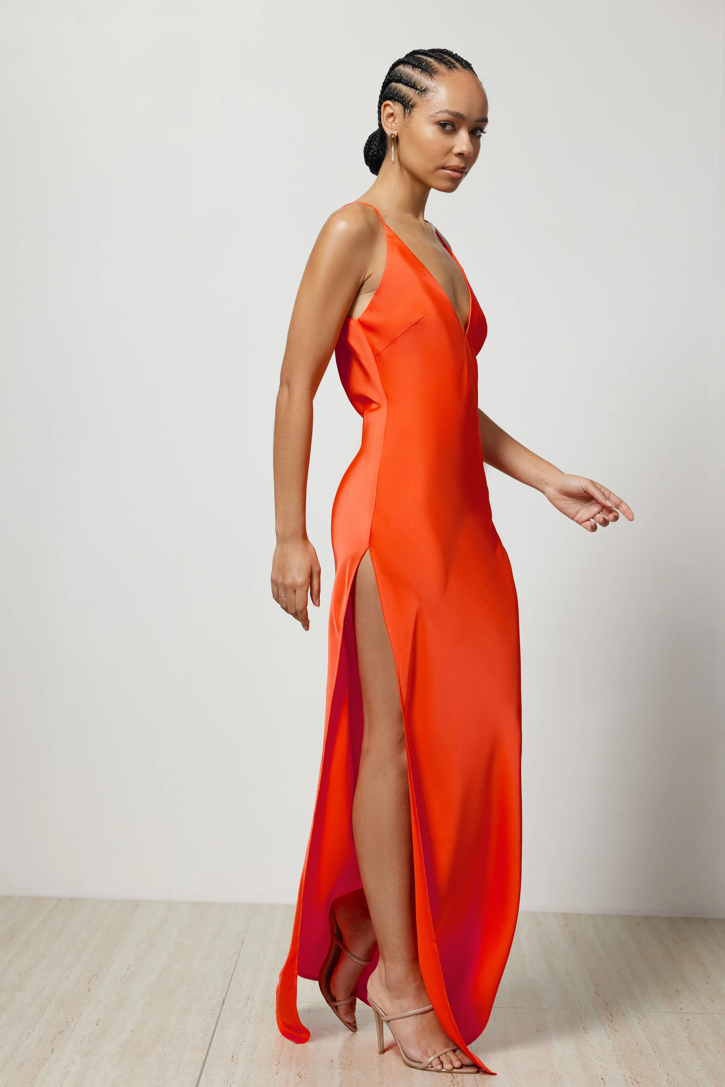 Gaia Dress - Tangelo - Poueer