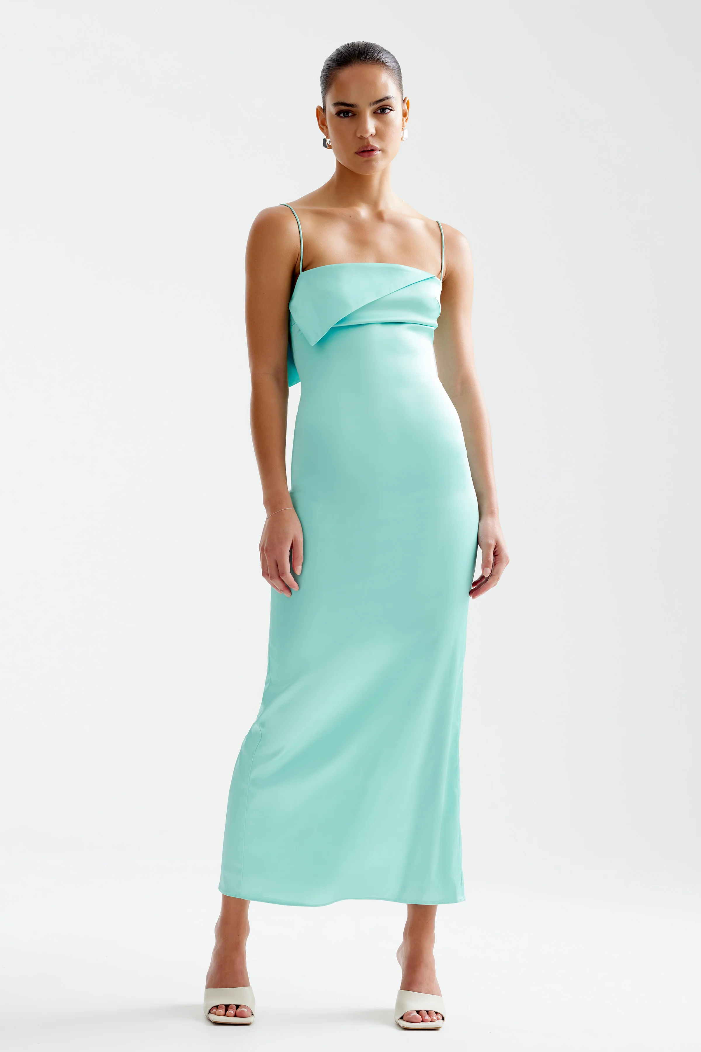 Rayna Dress - Aqua - Poueer