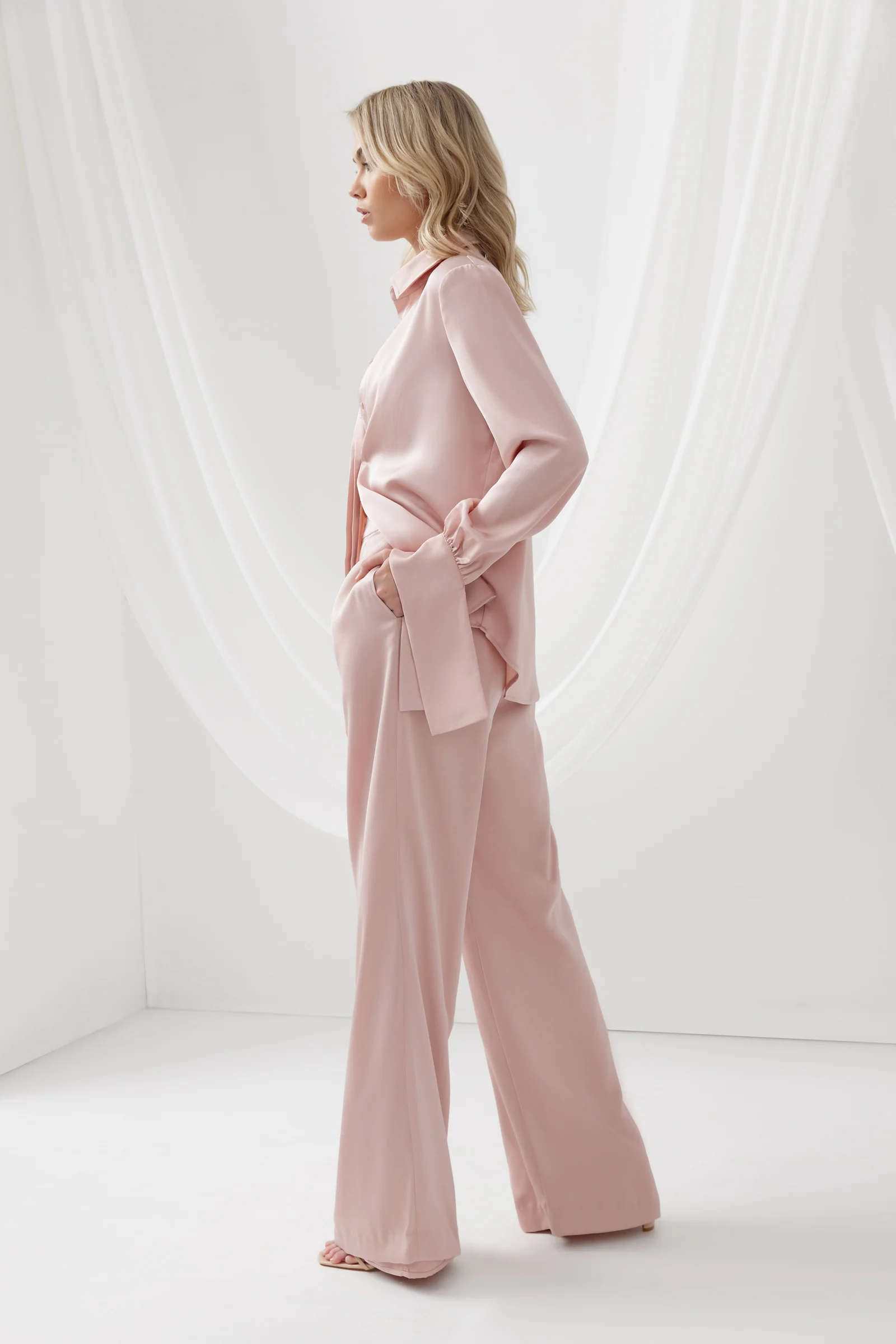 Teresa Shirt - Dusty Pink - Poueer