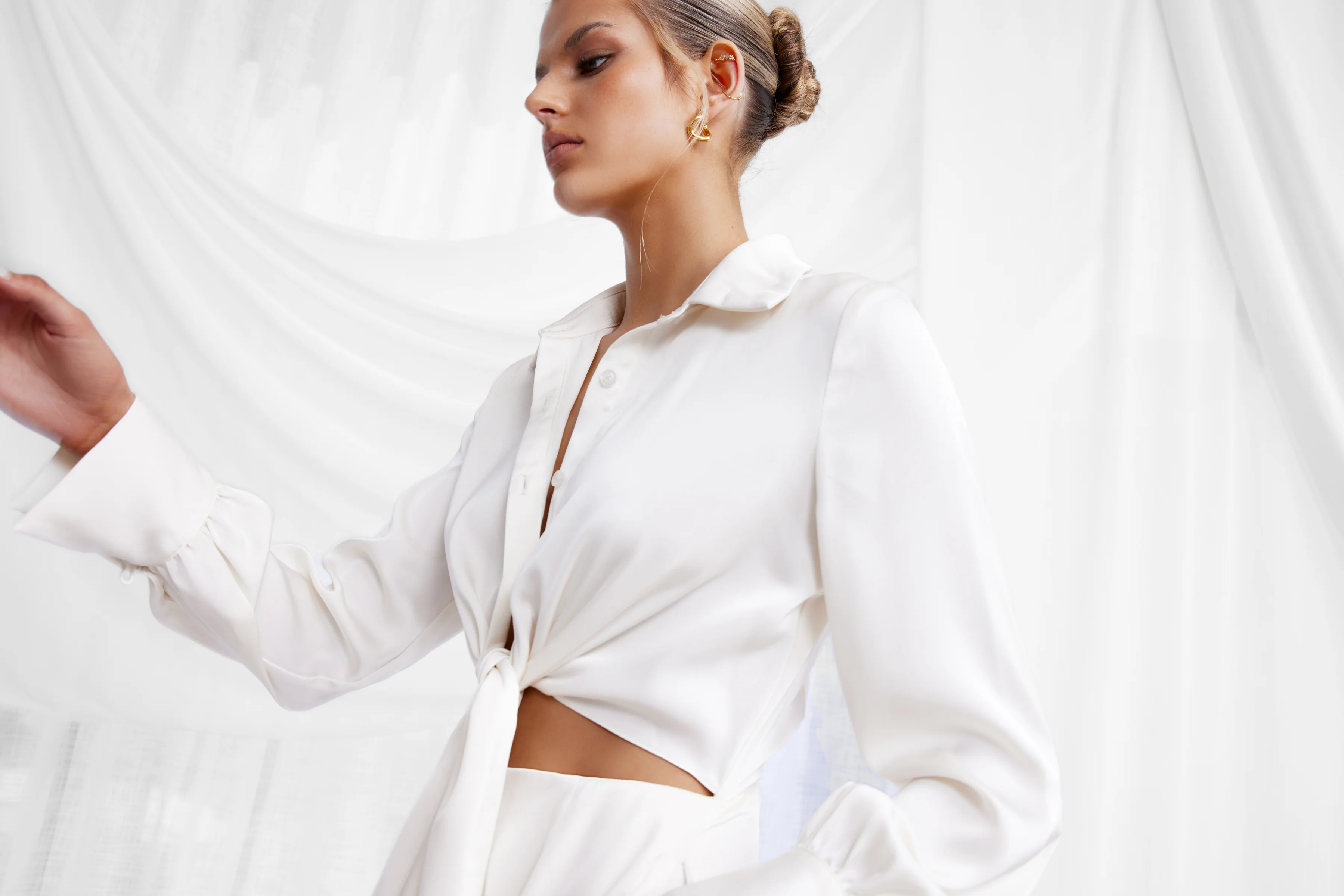 Elias  Jumpsuit - Oyster - Poueer