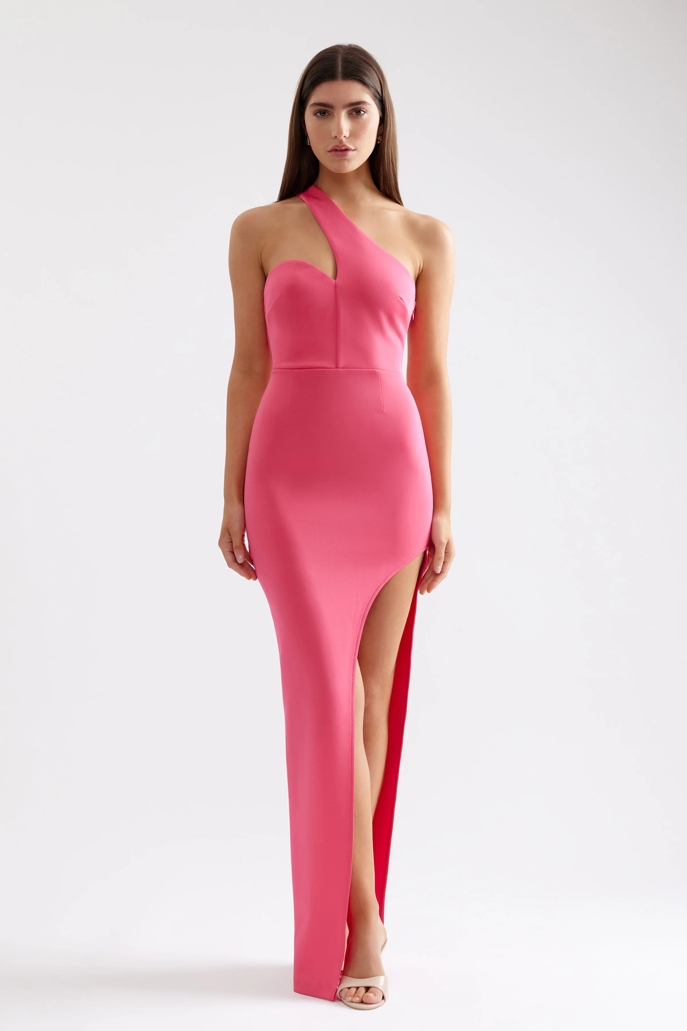 Natalie Dress - Deep Pink - Poueer