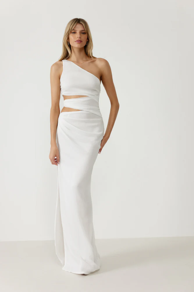 Aurea Dress - White - Poueer