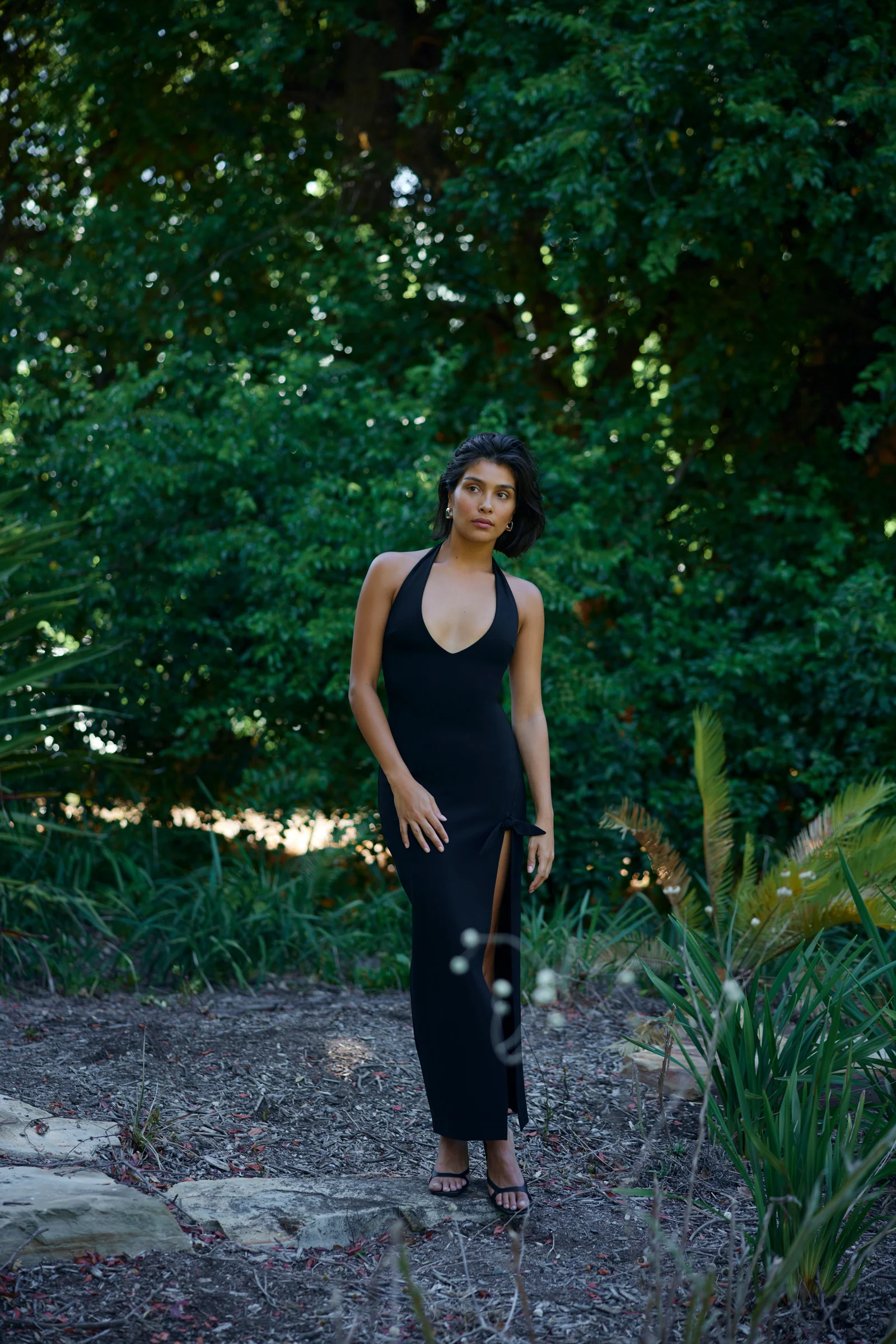 Evana Dress - Black - Poueer