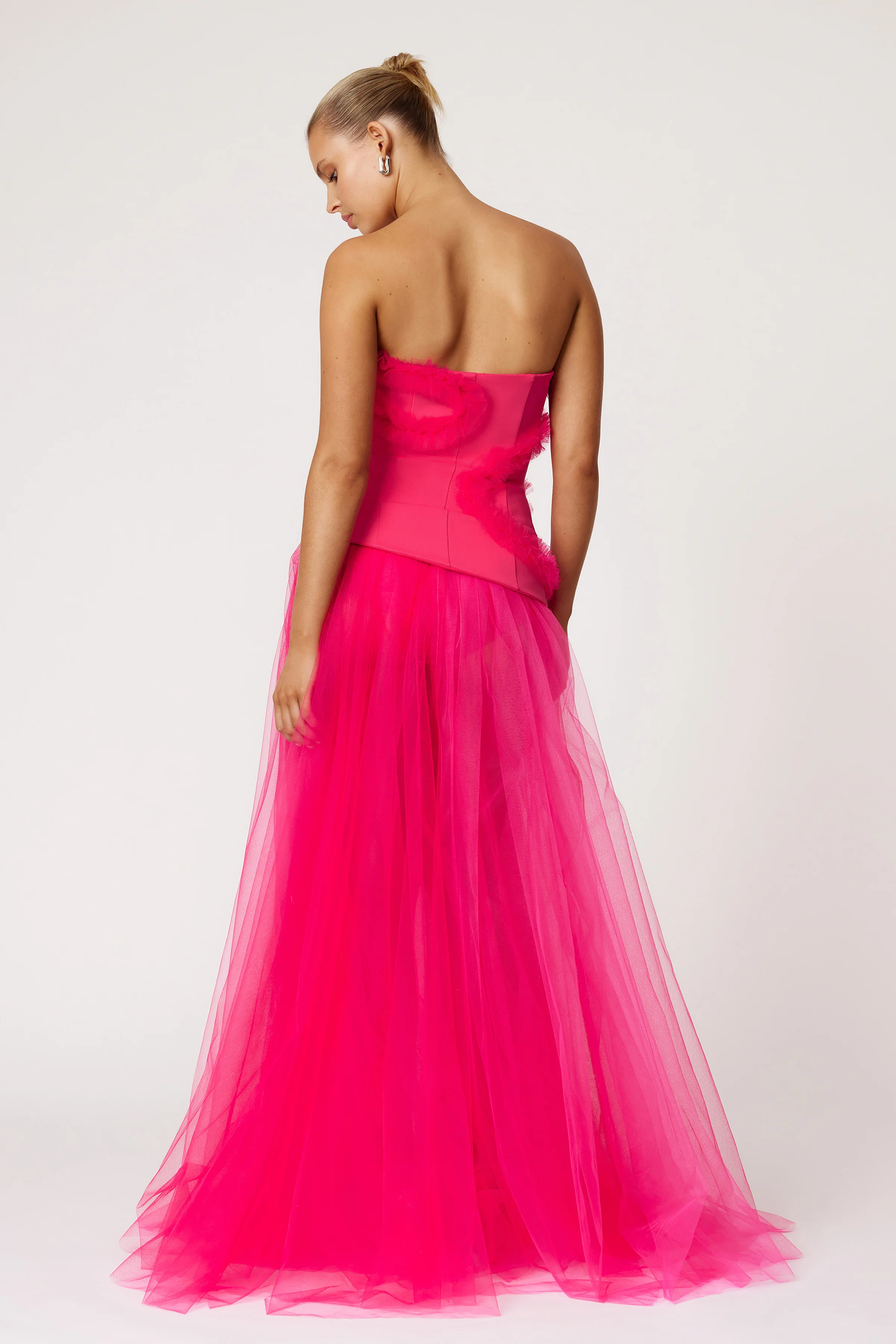 Emilie Dress - Raspberry - Poueer