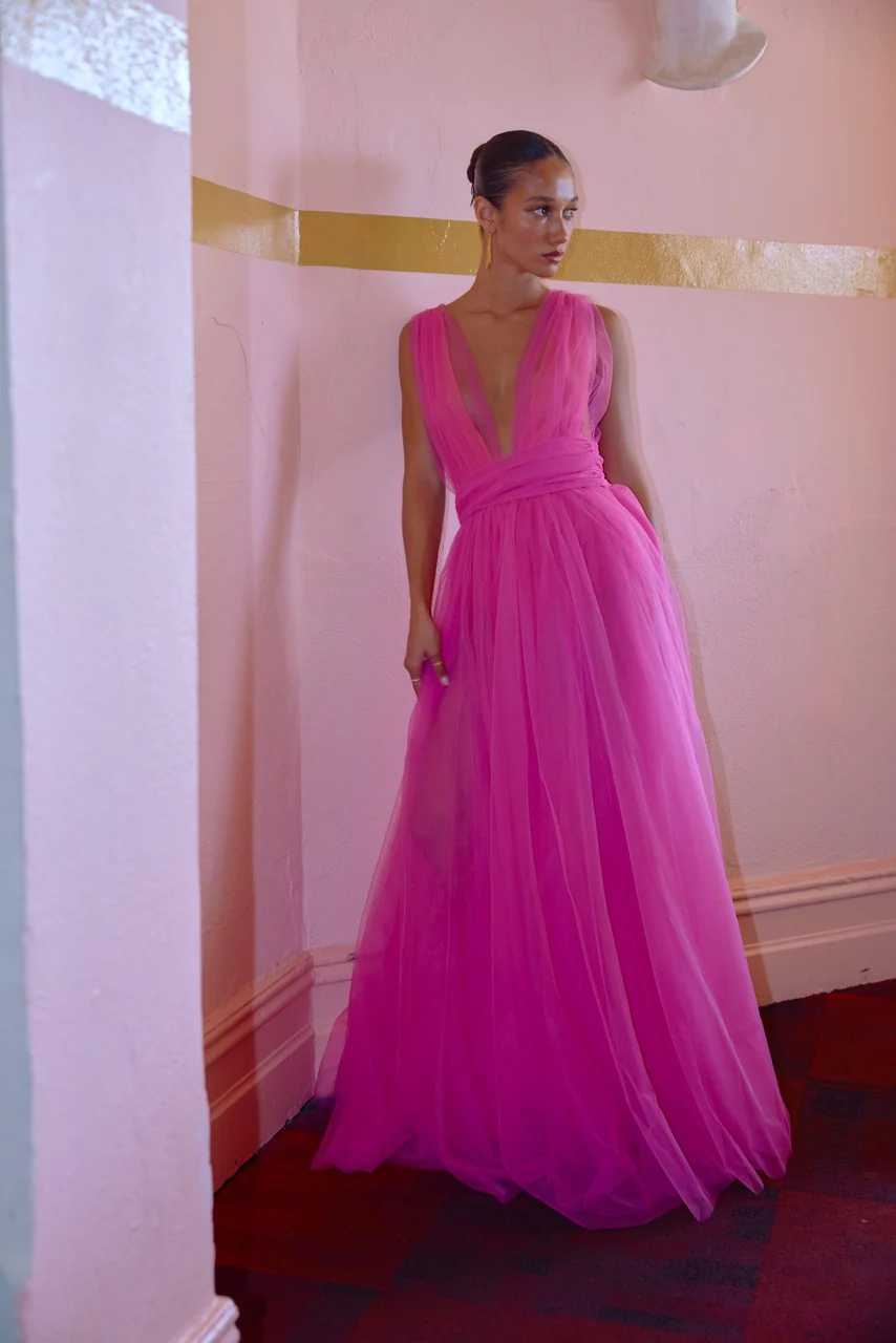 Karmina Dress - Pink - Poueer