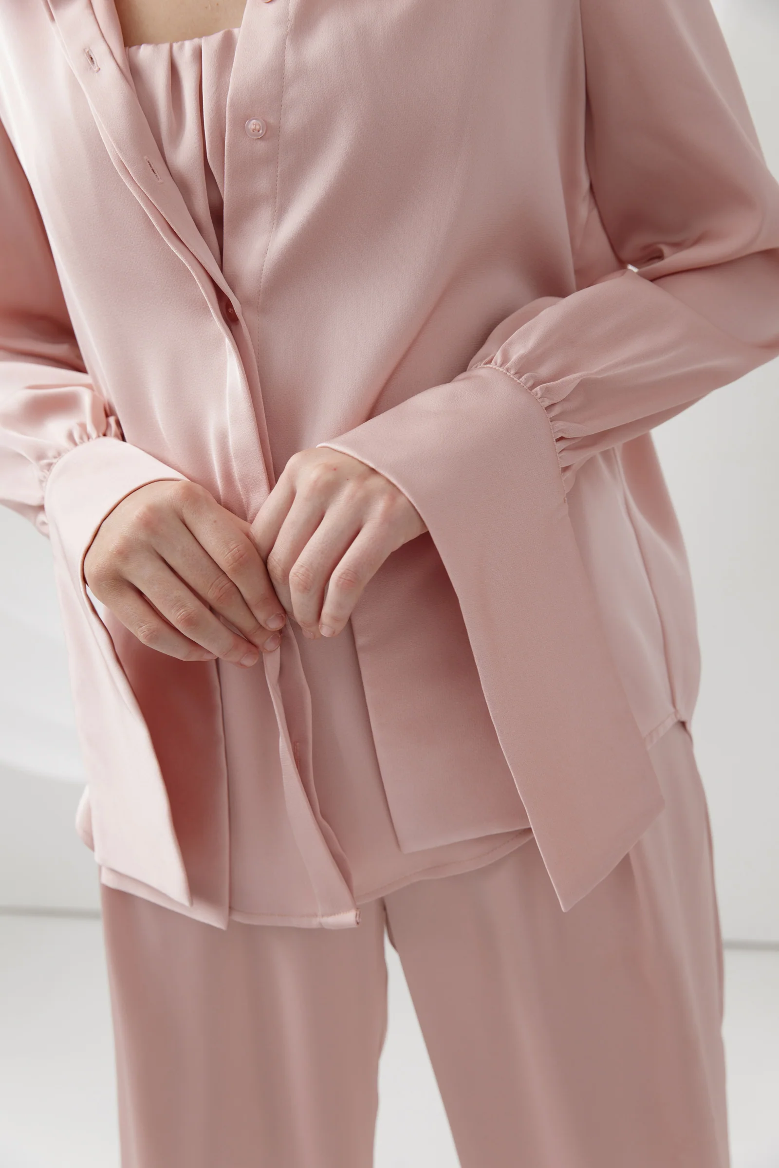 Teresa Shirt - Dusty Pink - Poueer