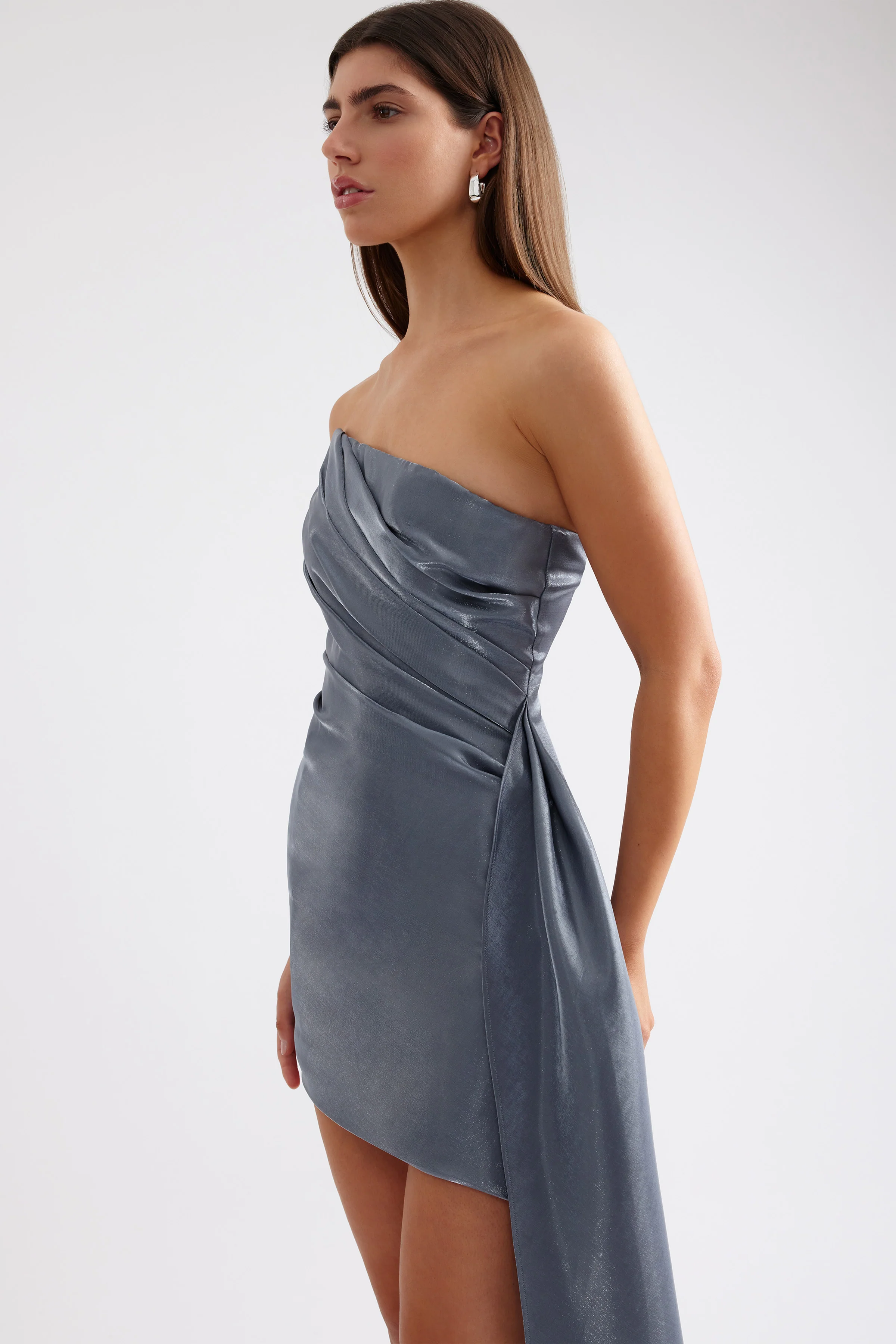 Lena Dress - Steel - Poueer