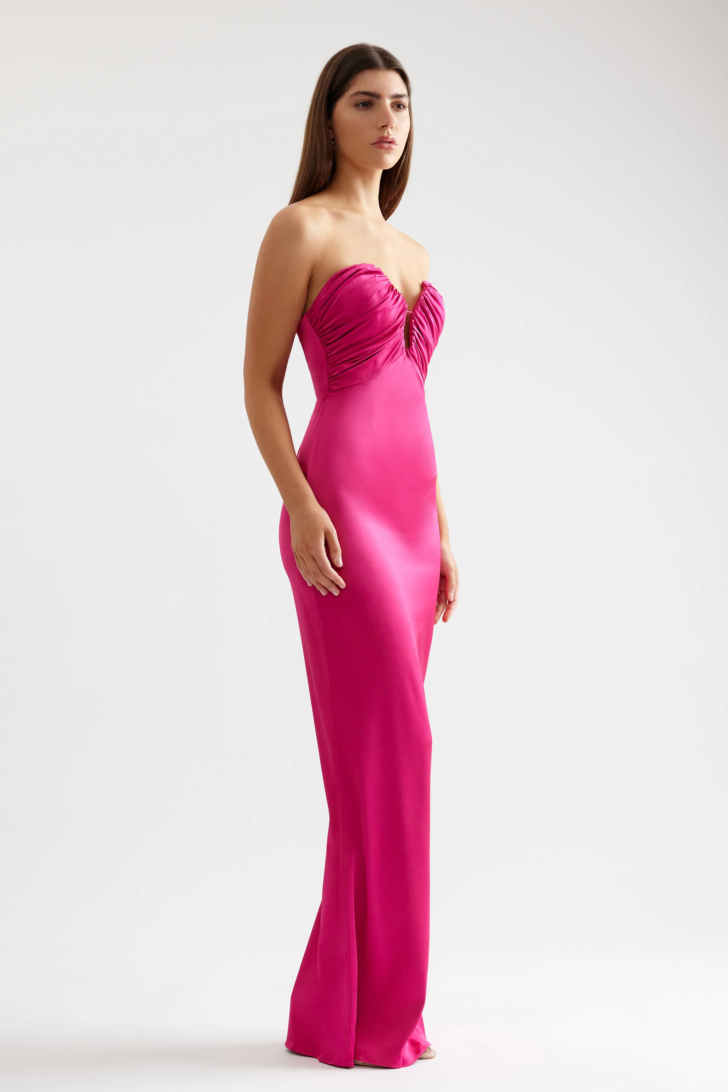 Magnolia Dress - Magenta - Poueer