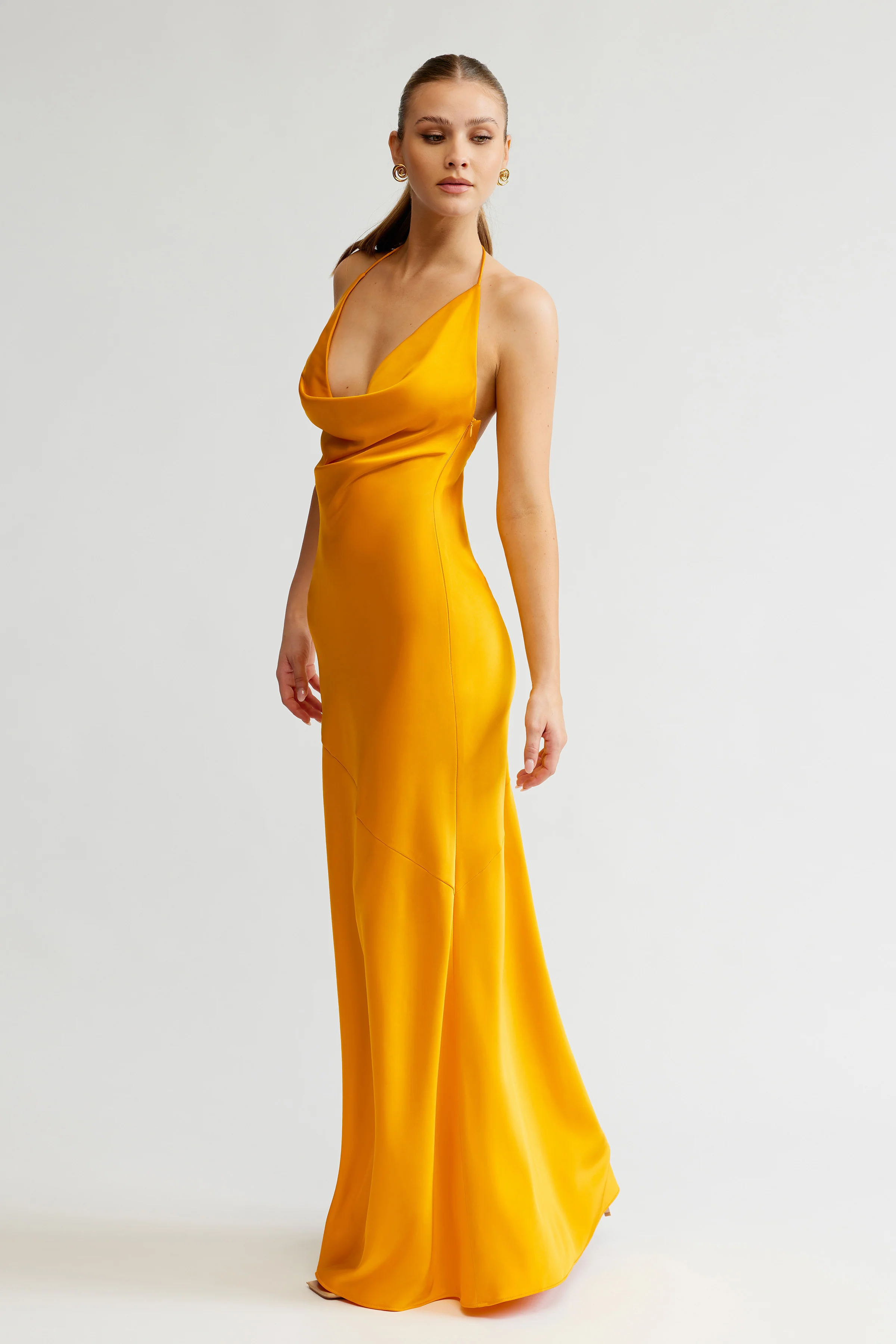 Freya Dress - Saffron - Poueer