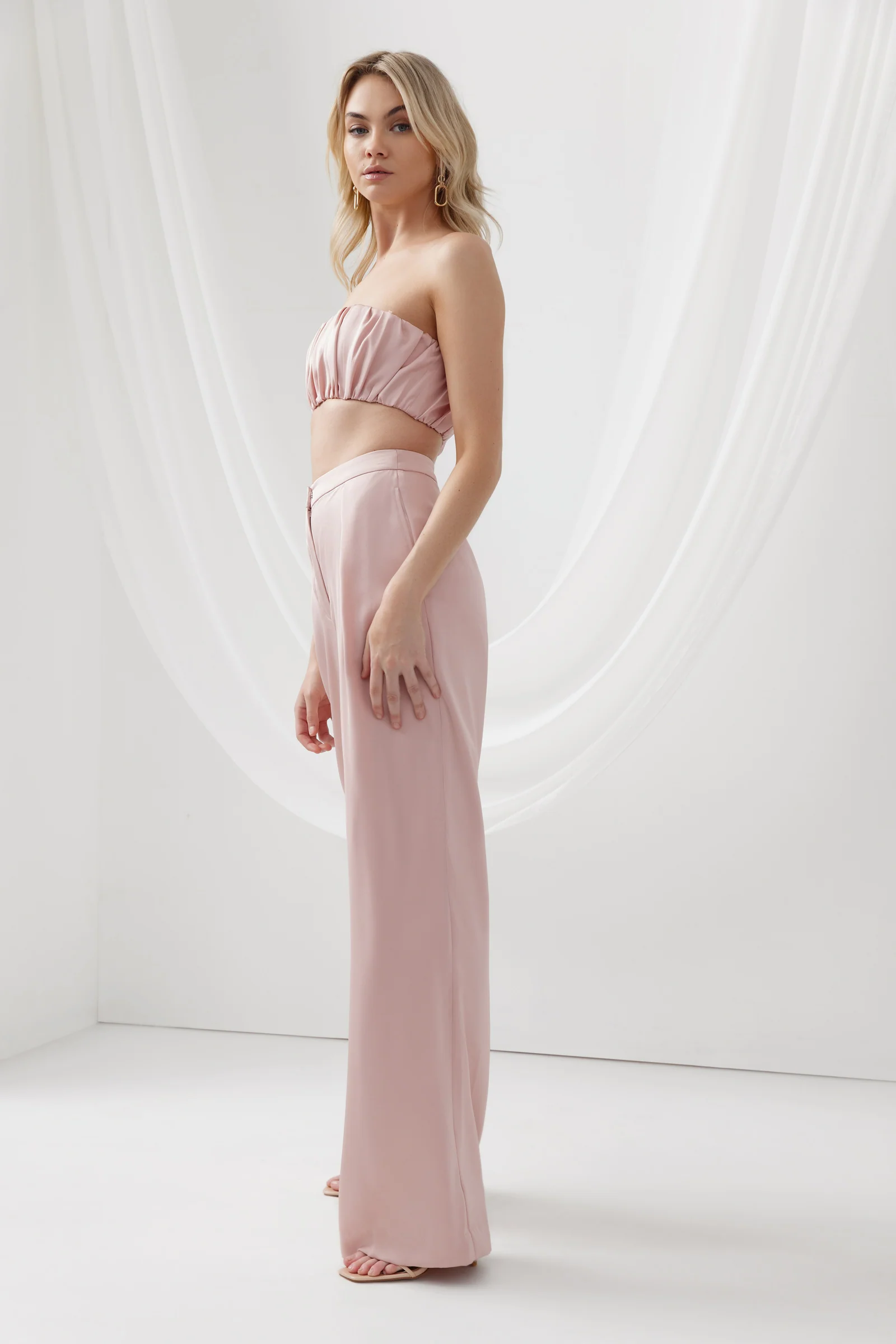 Lidia Top - Dusty Pink - Poueer