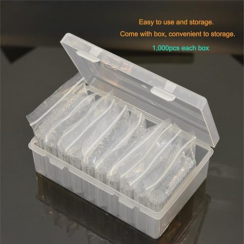 Fiber Optic Fusion Splice Protection Sleeve 1000pcs,Come with Box(Recovered Dia.2.4mm,60mm) - Poueer