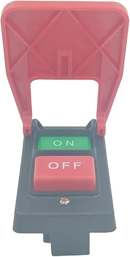 1Pcs 220V Single Phase 380V Three Phase 20Amp Table Saws Electromagnetic Pushbutton Switch (380V) - Poueer