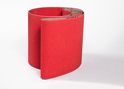 6 inch x 123 inch, 80 Grit, KK752X (General Grade), X-Weight, Aluminum Oxide (A/O), Abrasive Sanding Belts, 10-Pak - Poueer