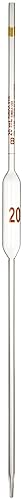 Kimble 37000-1 Borosilicate Glass Bulb 1mL Volume Pipette (Case of 12) - Poueer