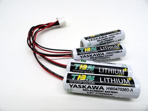 3PC YASKAWA HW0470360-A,PLC Replacement Battery for Motoman Robot 149689-1 - Poueer