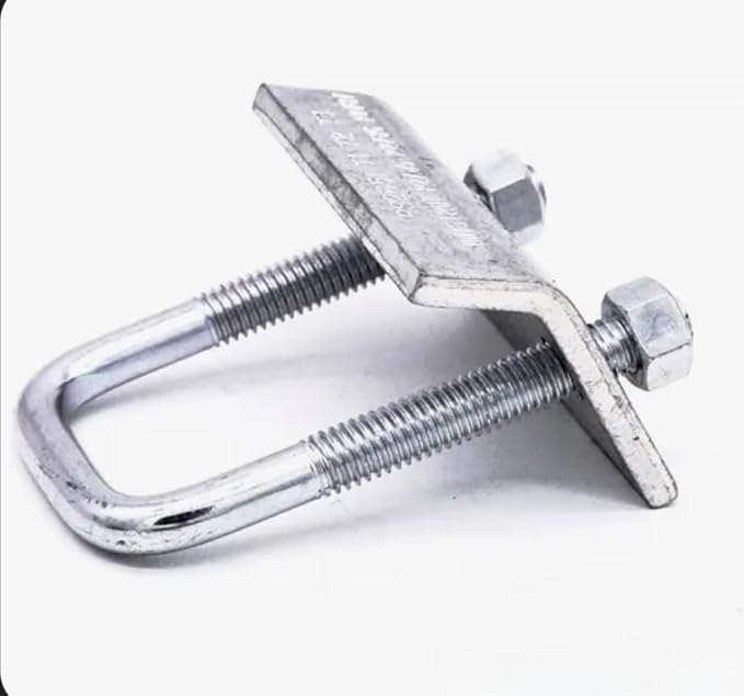 Haydon Beam Clamp for Up to 4-7/8' Tall Unistrut – Hot Dip Galvanized (pkg of 10) - Poueer